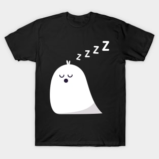 Sleeping Ghost Funny Halloween T-Shirt